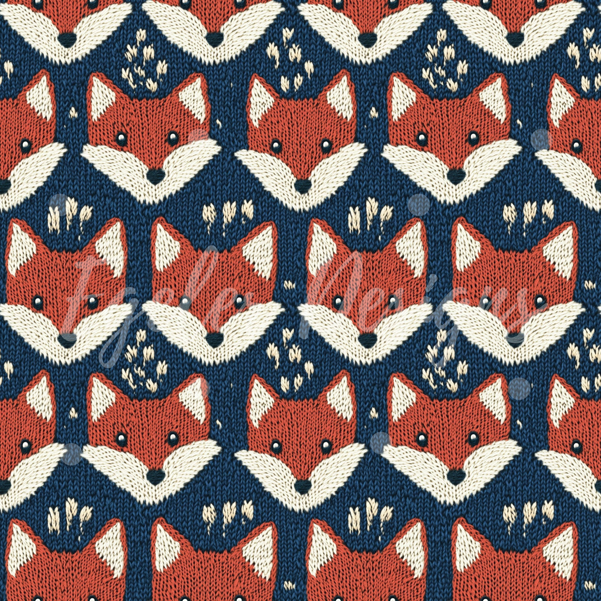 Knit Foxes (LIMITED 10)