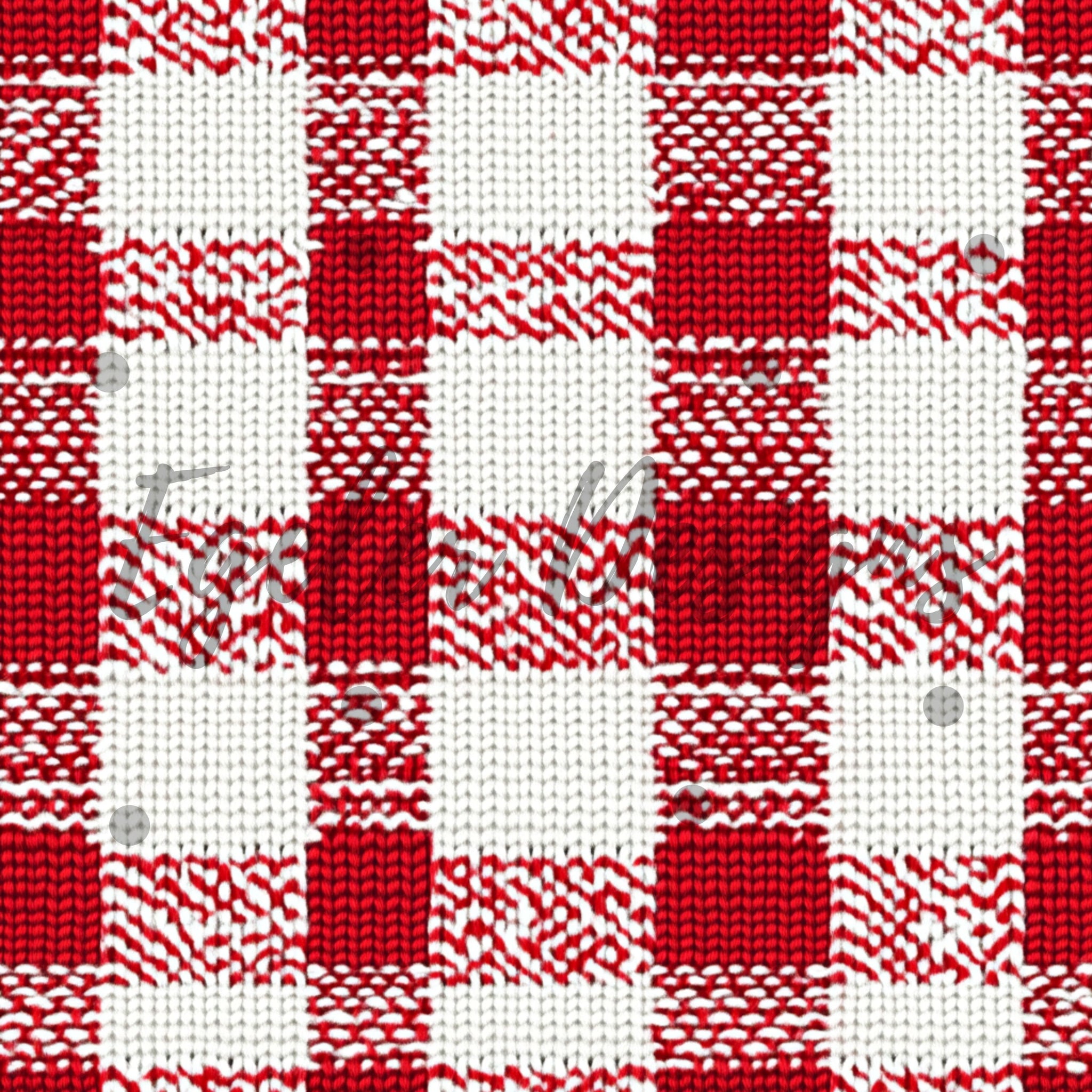 Christmas Knit Plaid LIMITED 15