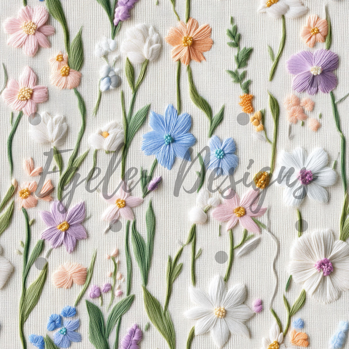 Knitted Spring Landscape Knit Spring Floral (LIMITED 15) – Egeler Designs