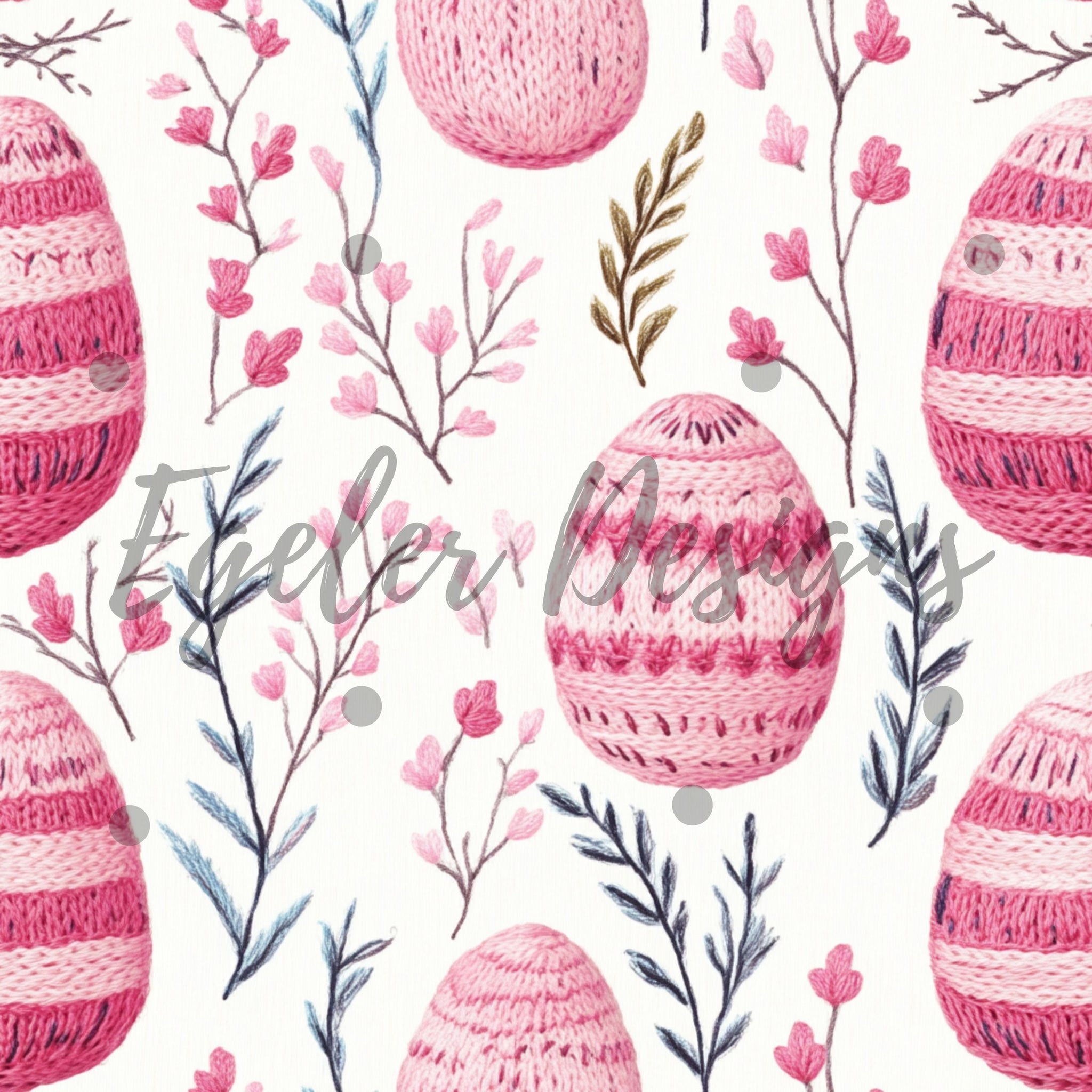 Embroidery Pink Eggs (LIMITED 15)