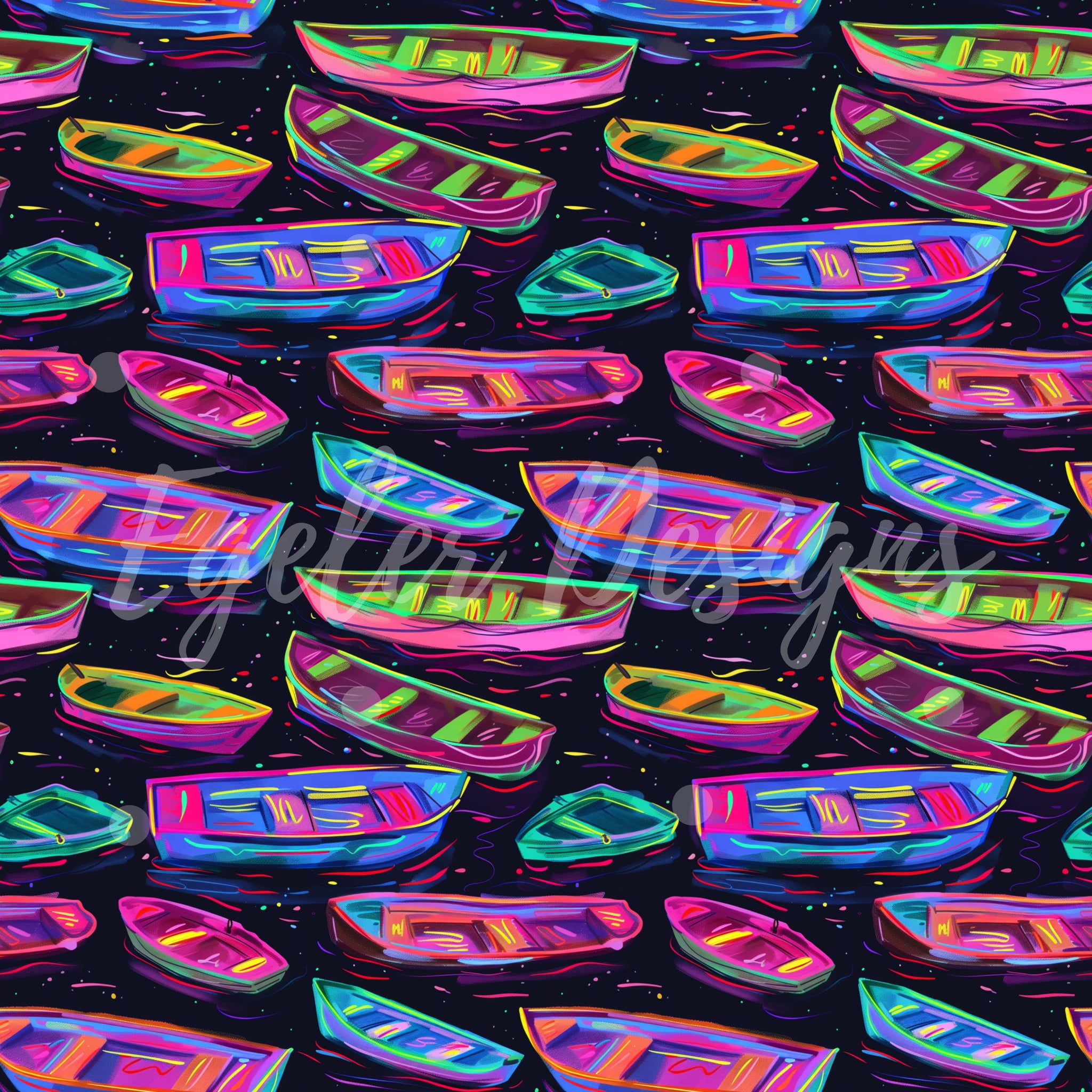 Neon Boats