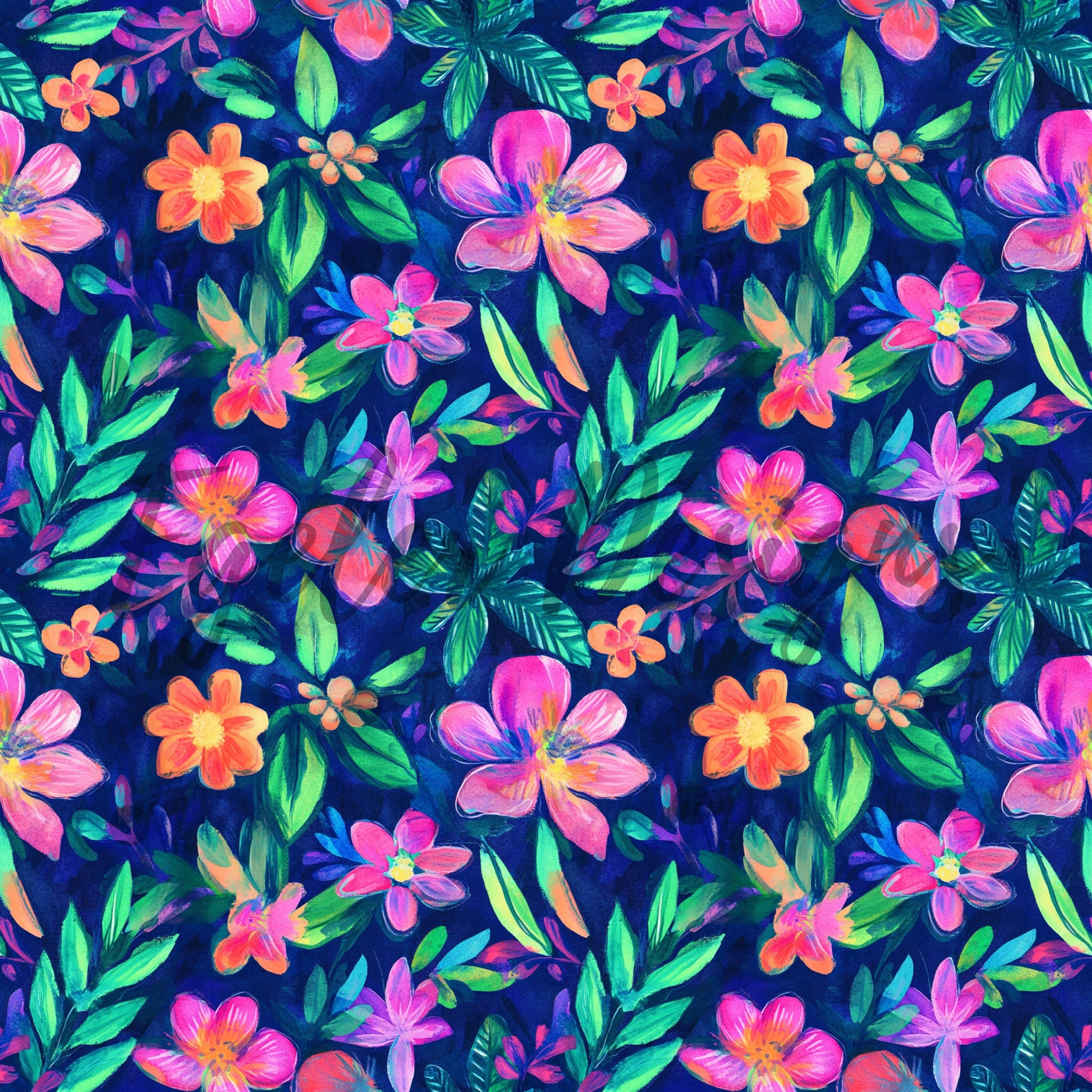 Neon Floral