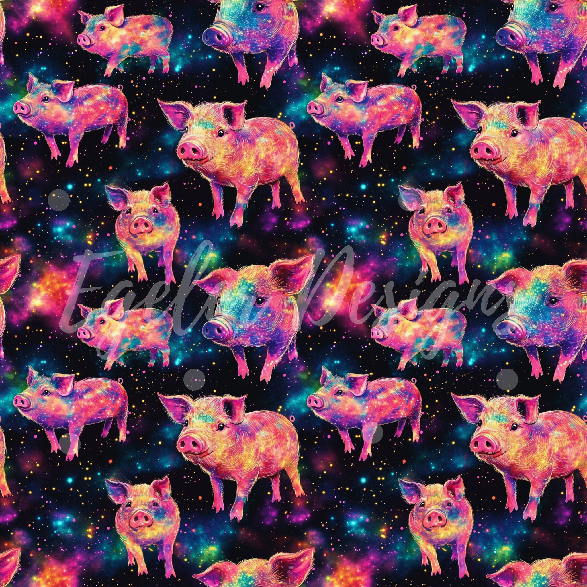 Neon Galaxy Pigs (LIMITED 10)