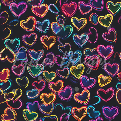 Neon Hearts