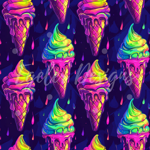 Neon Ice Cream