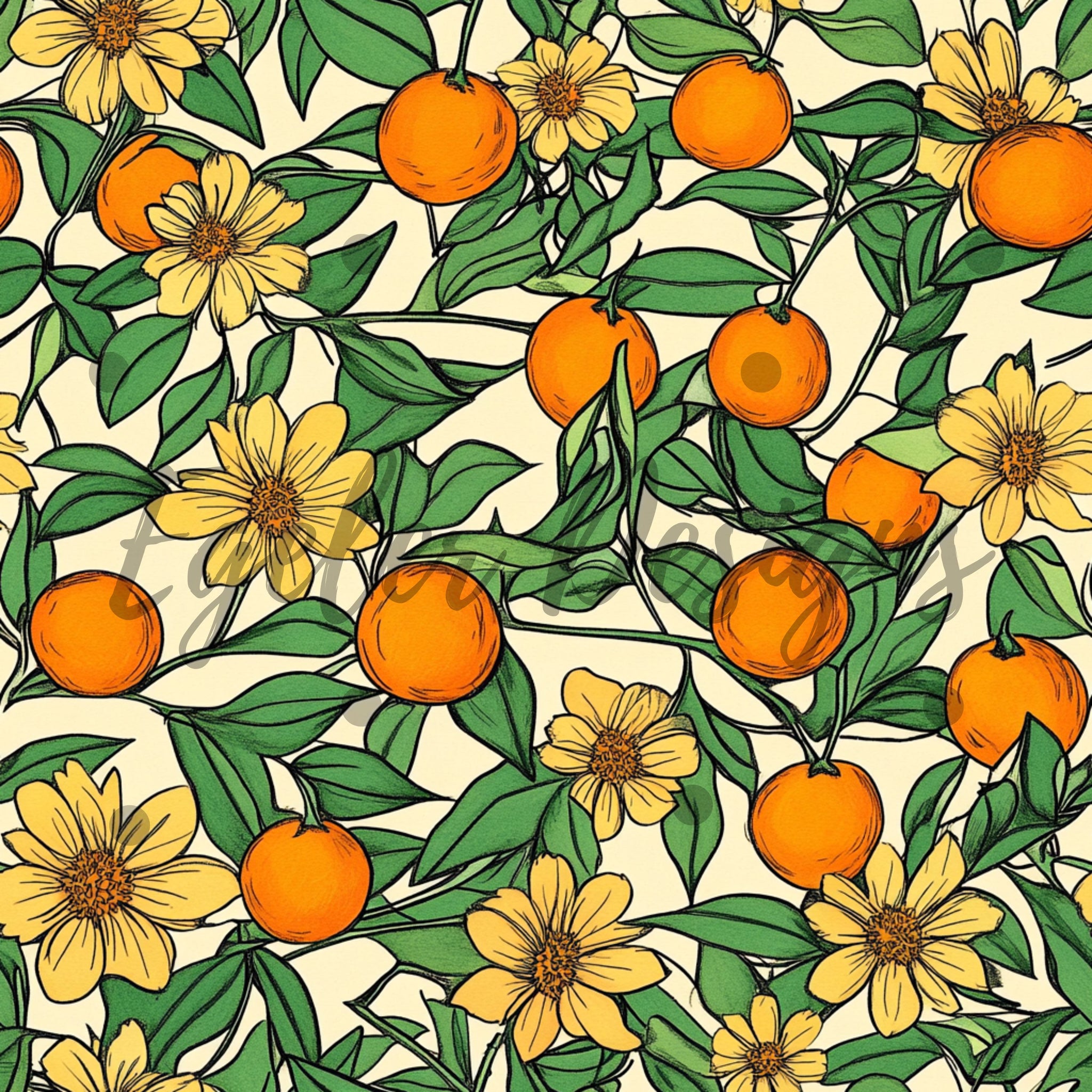 Oranges And Flowers (LIMITED 15)