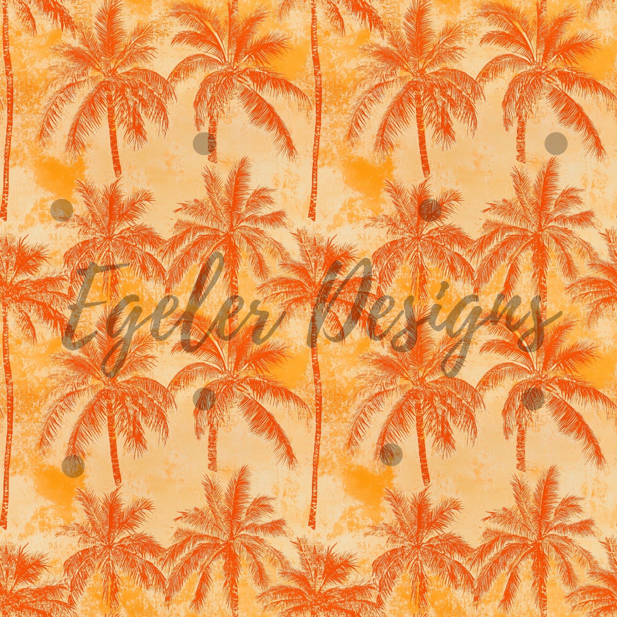 Orange Palm Trees (LIMITED 15)