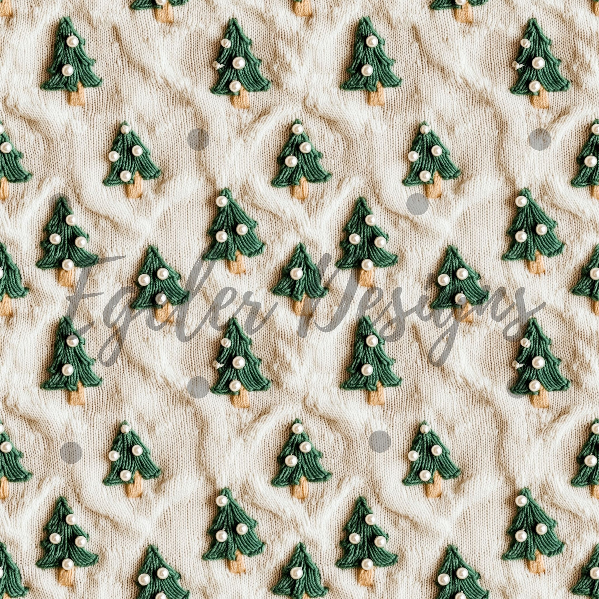 Pearl Knit Trees (LIMITED 10)