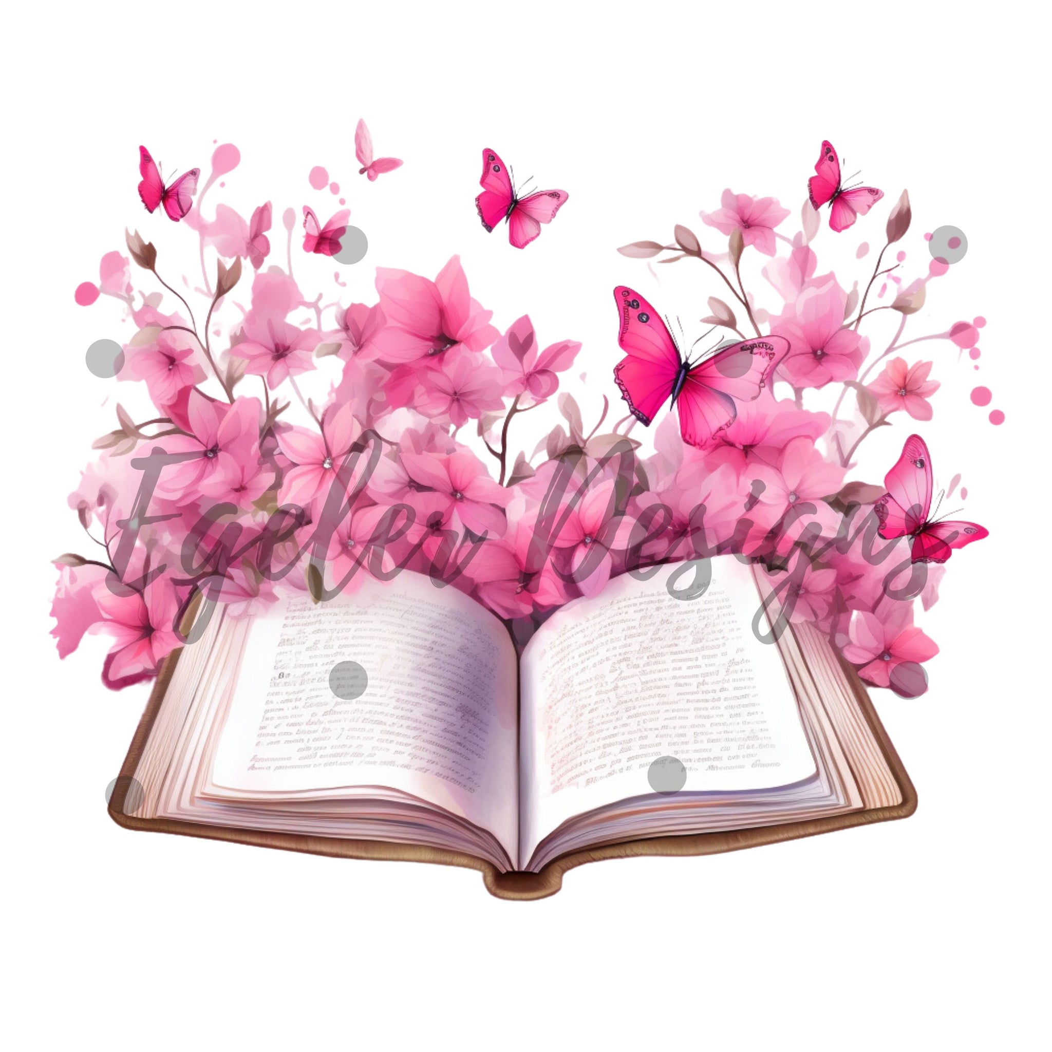 Book Floral PNG