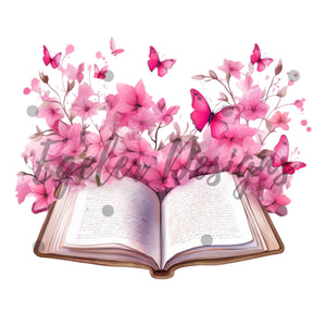 Book Floral PNG