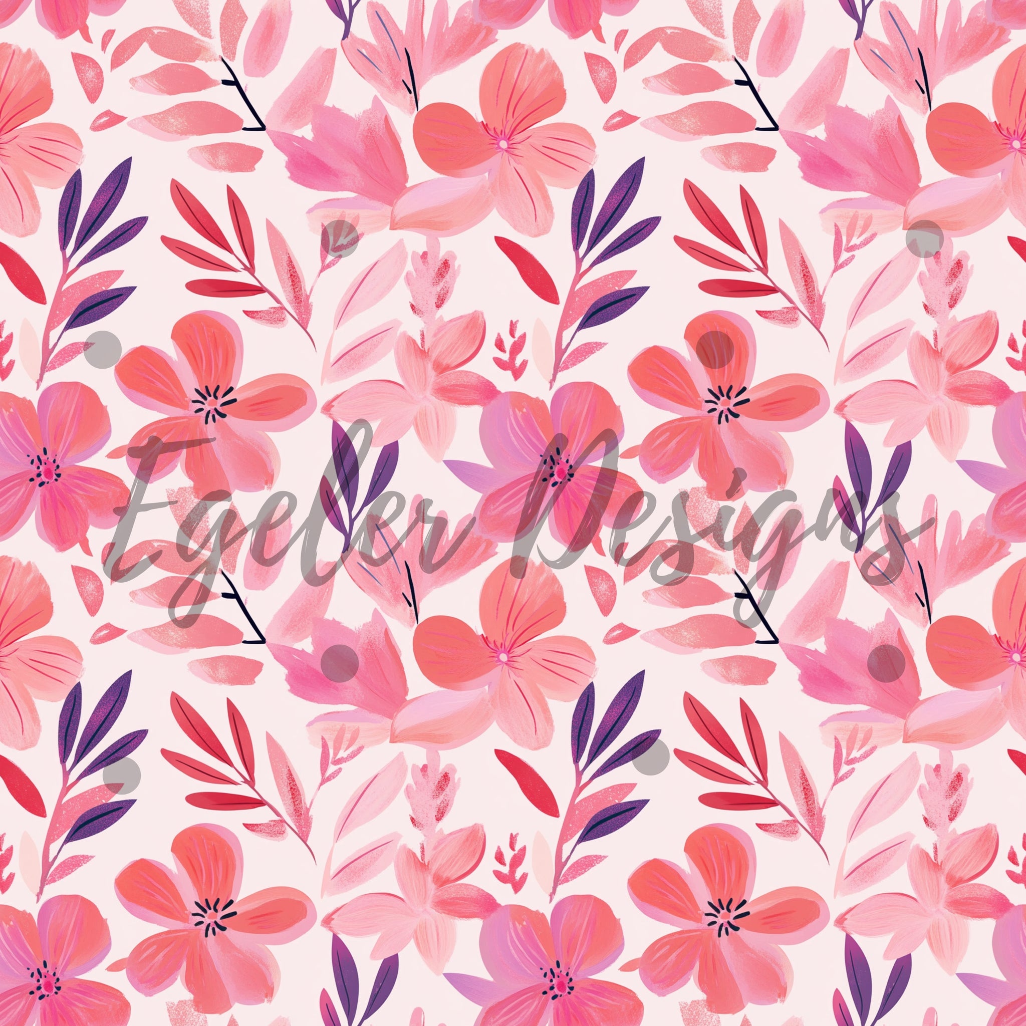 Bright Pink Floral (LIMITED 10)