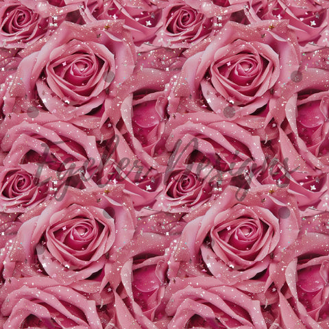 Pink Glitter Roses (LIMITED 30)