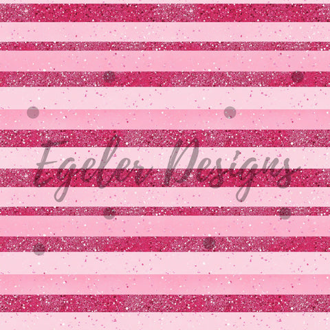 Pink Glitter Stripes (LIMITED 15)