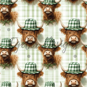 Green Plaid Cows (LIMITED 15)