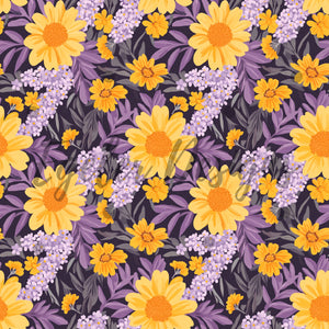 Purple Yellow Floral (LIMITED 10)