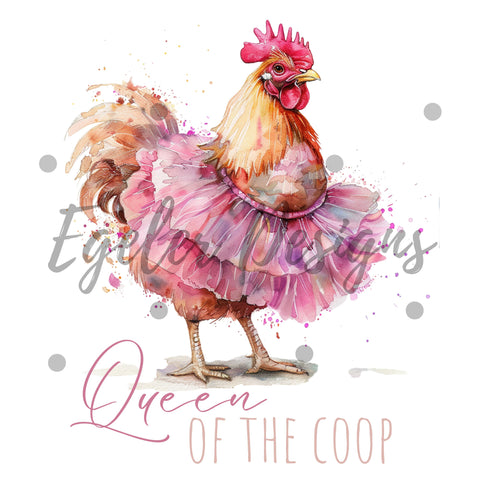 Queen Of The Coop PNG (LIMITED 20)