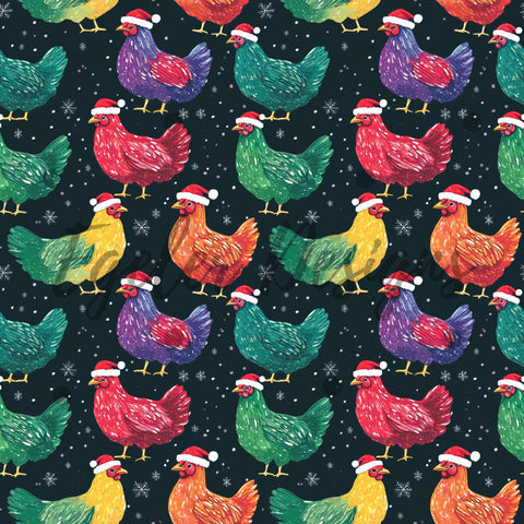 Christmas Rainbow Chickens (LIMITED 10)