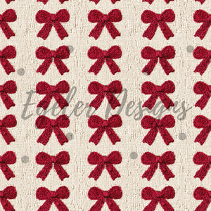 Knit Red Bow (LIMITED 15)