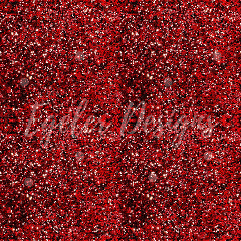 Red Glitter Seamless Pattern Digital Download