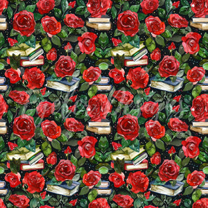 Rose Books Seamless Pattern Digital Download (LIMITED 15)