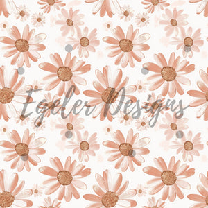 Rose Gold Daisy Floral (LIMITED 10)