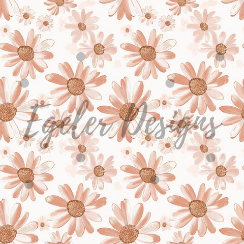 Rose Gold Daisy Floral (LIMITED 10)