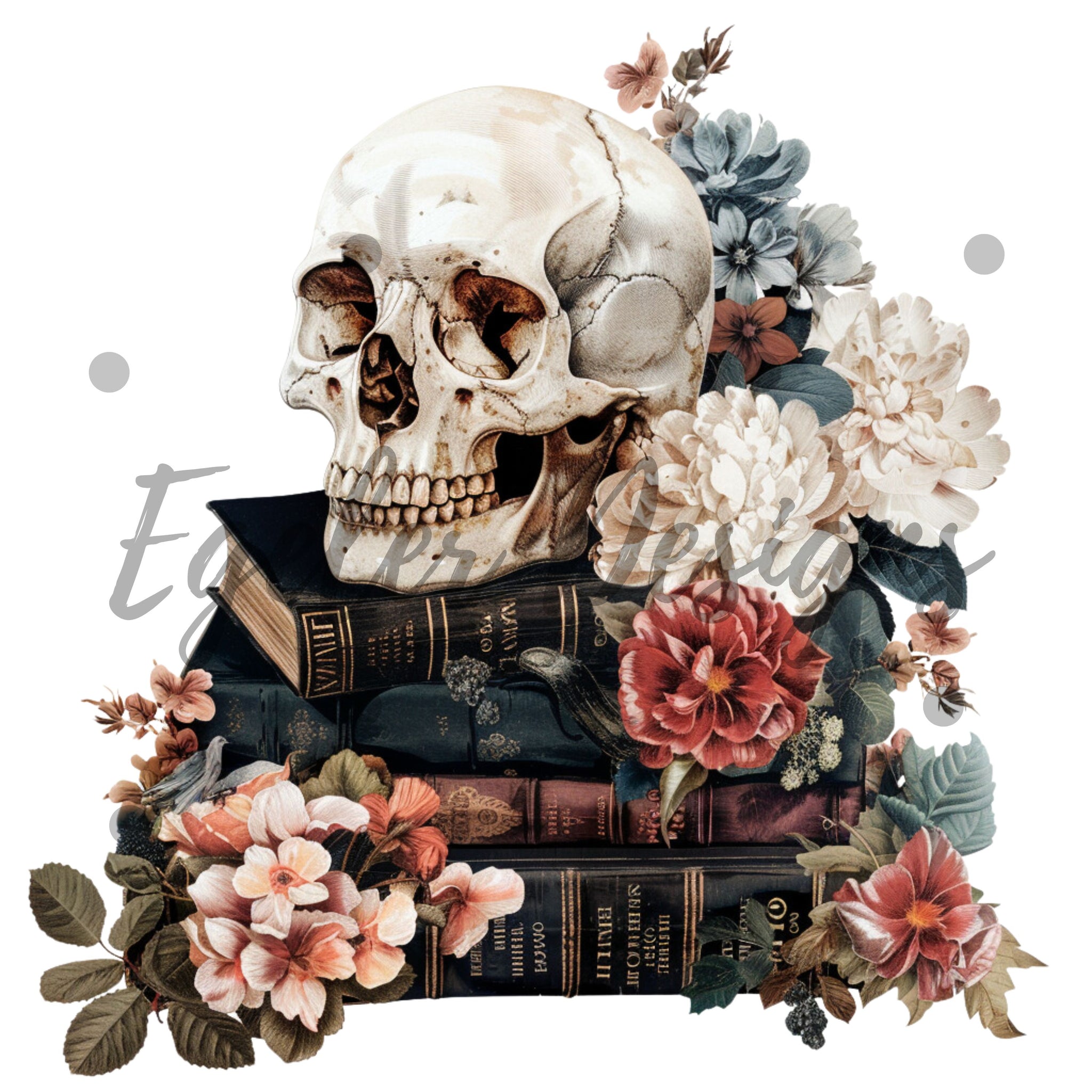 Book Skulls PNG