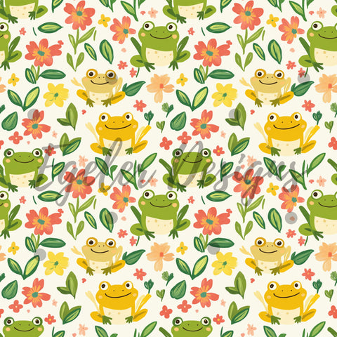 Spring Floral Frogs (LIMITED 15)