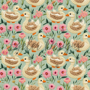 Knit Duck Summer Seamless Pattern Digital Download (LIMITED 15)