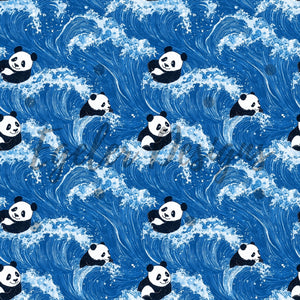 Swimming Pandas