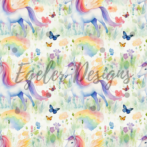 Watercolor Unicorns