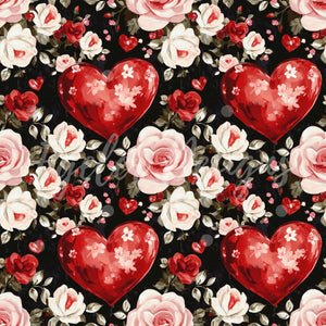 Vintage Floral Hearts (LIMITED 30)
