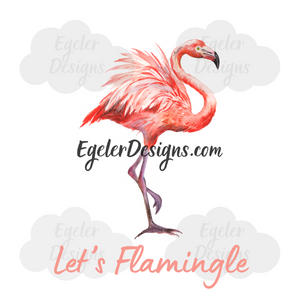 Let's Flamingle PNG