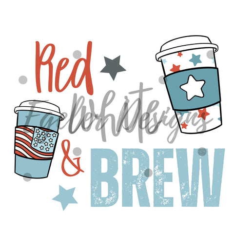 Red White and Brew PNG