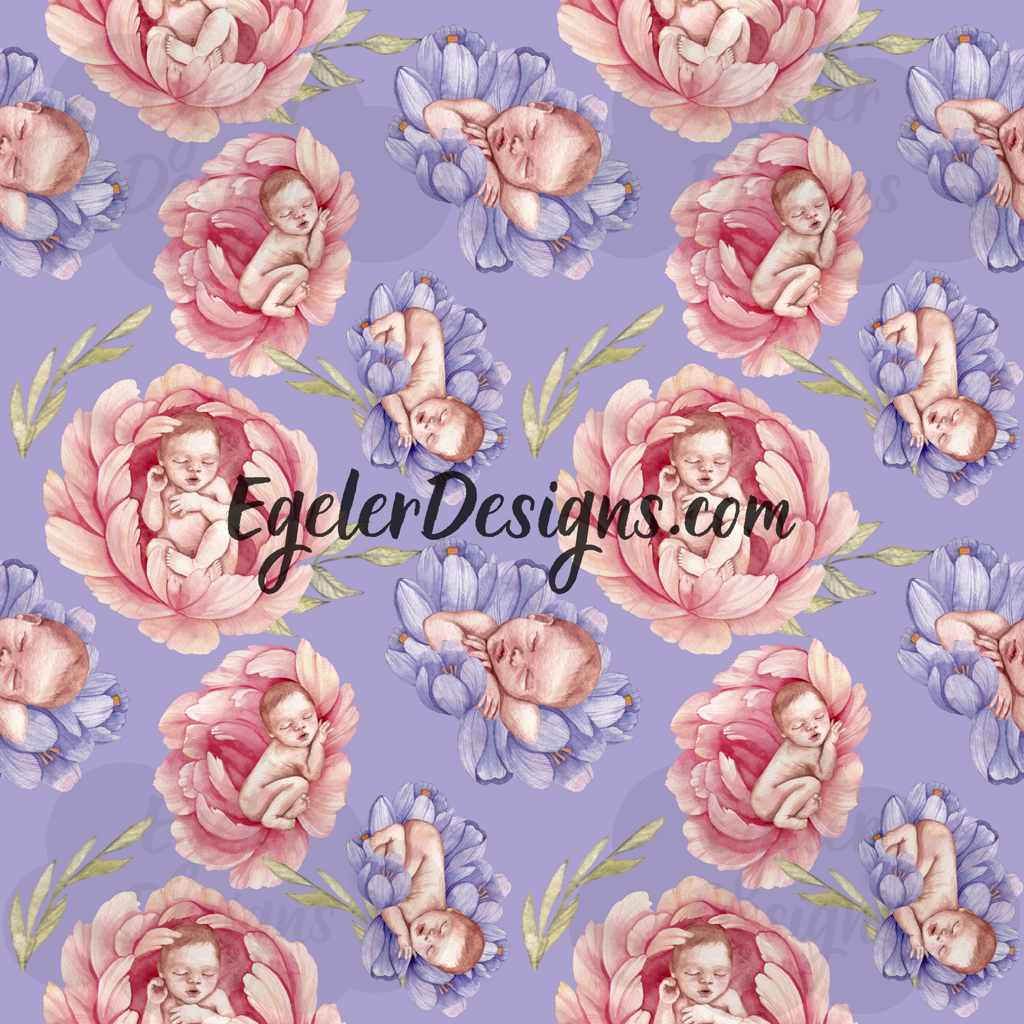 Purple Midwife Floral
