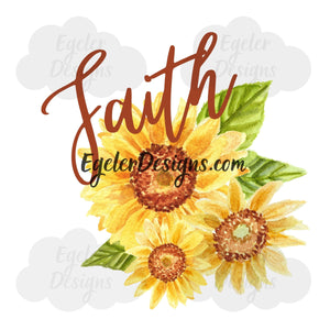 Faith Floral PNG
