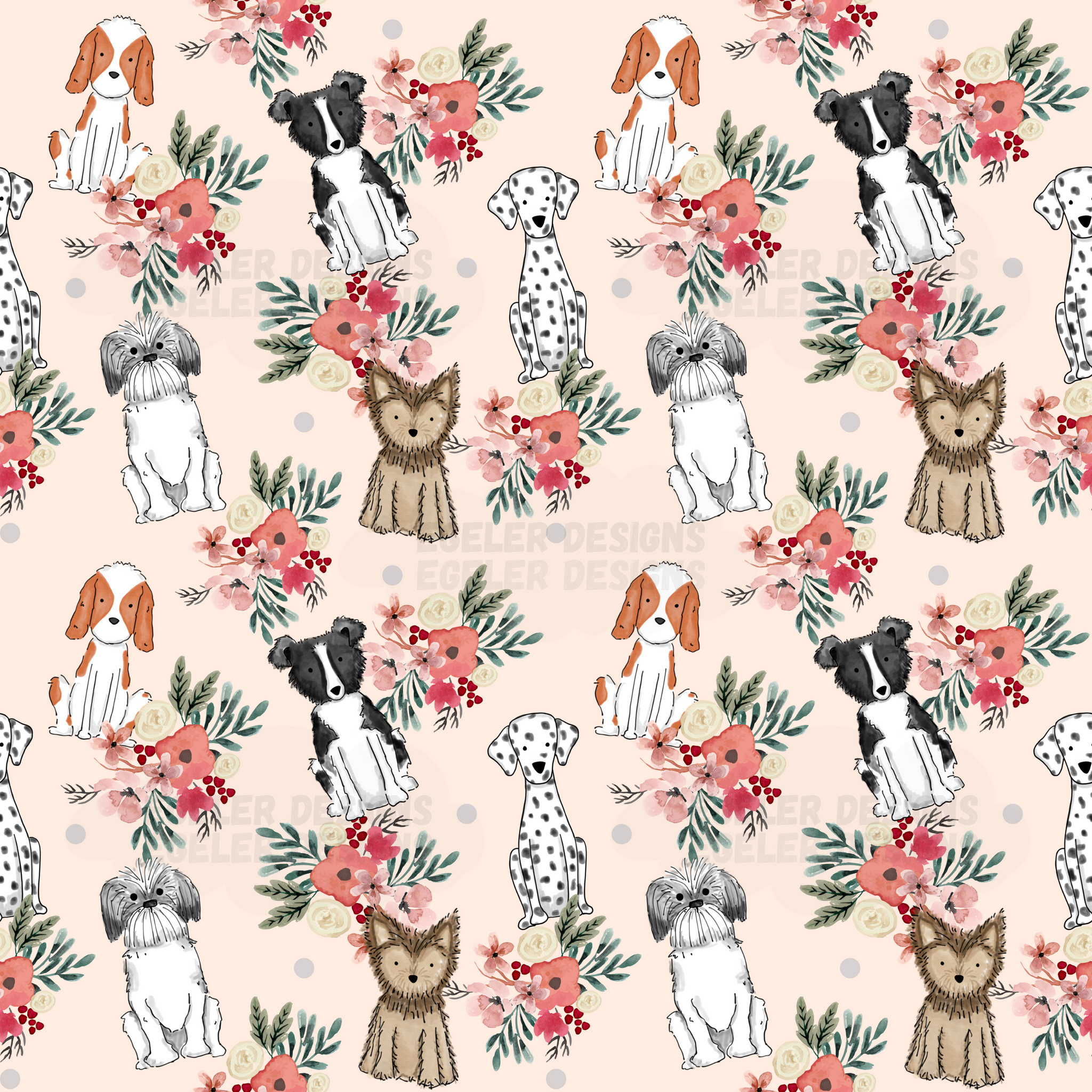 Floral Dogs