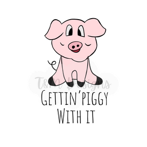 Hand-Drawn Get Piggy PNG