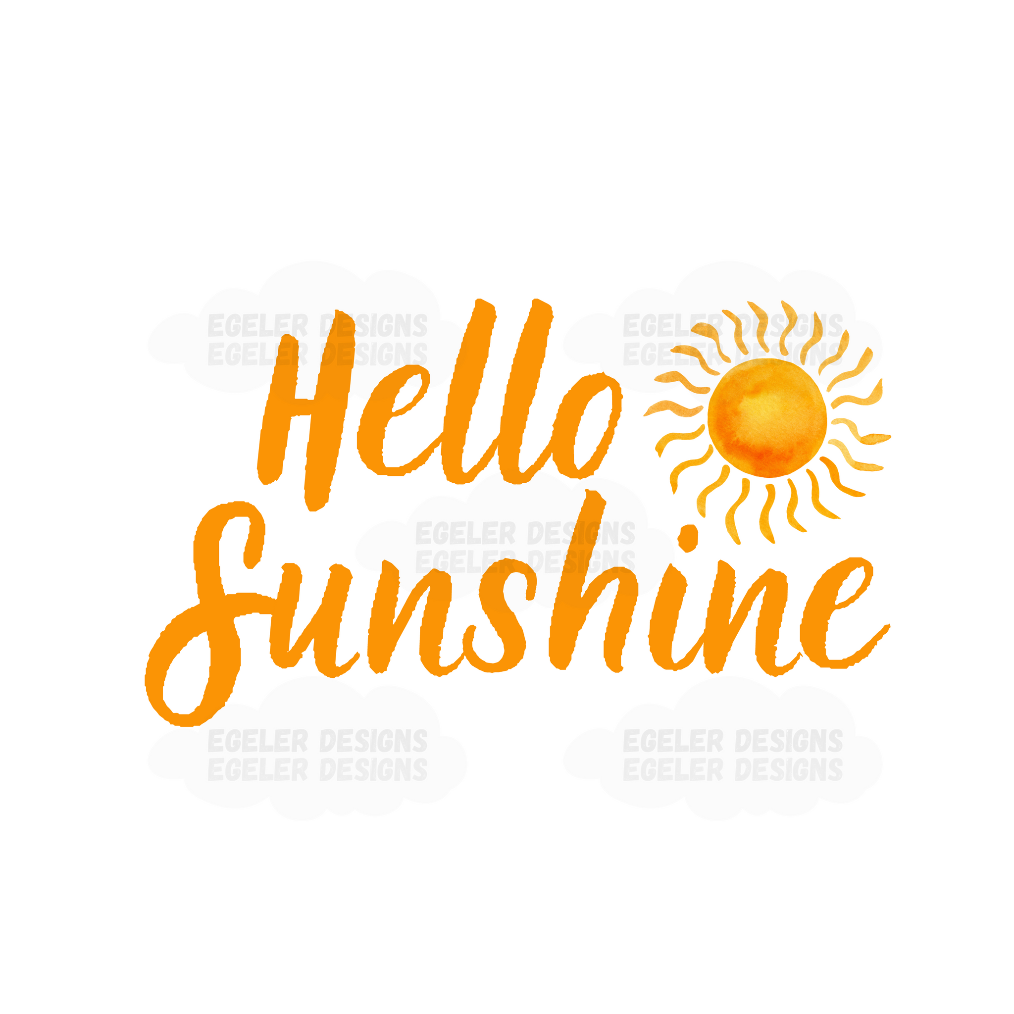 Hello Sunshine PNG