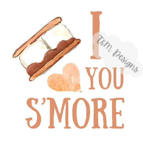 I Love You S’more Neutral PNG
