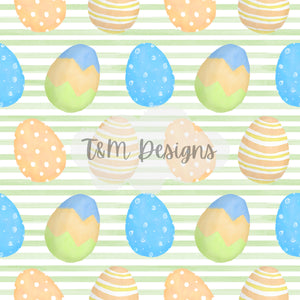 Watercolor Boy Easter Eggs