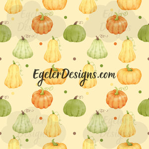 Fall Pumpkins Watercolor