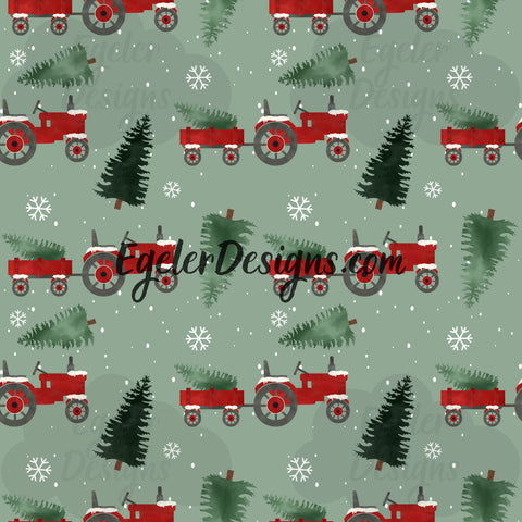 Christmas Tractors