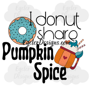 I Donut Share PNG