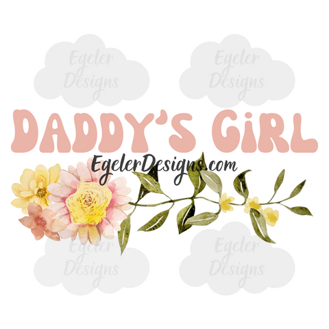 Boho Daddy’s Girl PNG