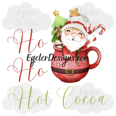 Ho Ho Hot Cocoa PNG (LIMITED 15 ORDERS)