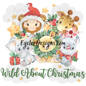 Wild About Christmas PNG
