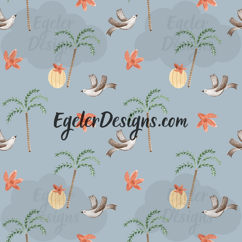 Palm + Birds