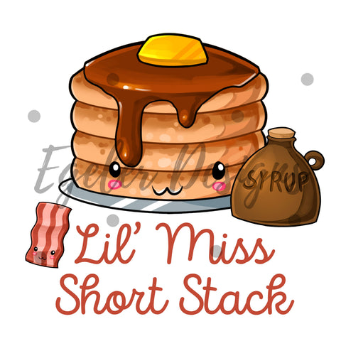 Little Miss Short Stack PNG