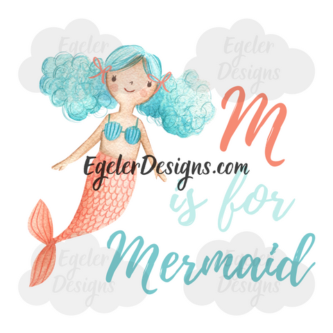 M Is For Mermaid PNG